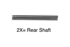 Tamiya 2X14mm Shaft (2) For 58431