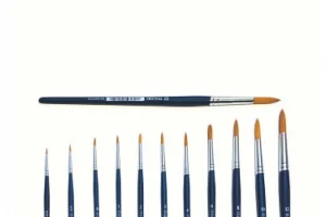 Italeri 3 Synth Round Brush W Brown Tip