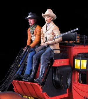 Set of 4 Wild West 1:12 Stagecoach Figures for AL20345