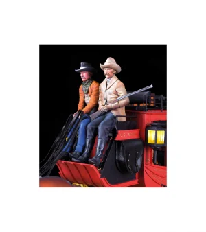 Set of 4 Wild West 1:12 Stagecoach Figures for AL20345
