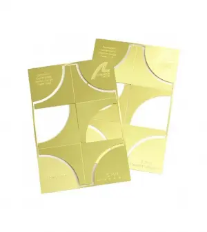 Artesania Set 4 Brass Corner Edge Guard No 1