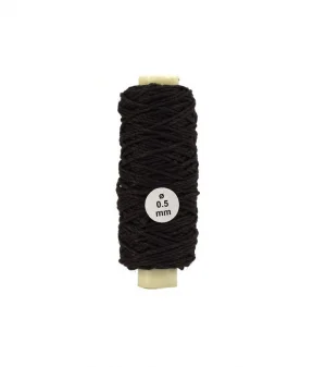 Artesania Cotton Thread Brown 0.50mm