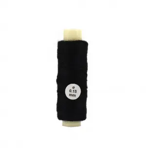 Artesania Cotton Thread Black 0.15mm