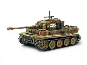 Tiger I tank in camo