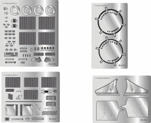 Detail Parts for 1:12 McLaren MP4/4