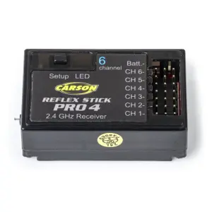 CarsonReceiver 6 Ch Reflex Stick Pro 4 WP