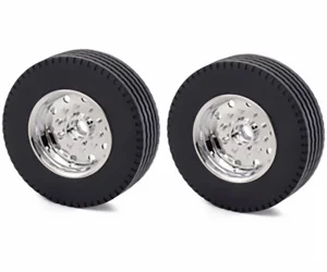 Tamiya Trailer Rim Chrome