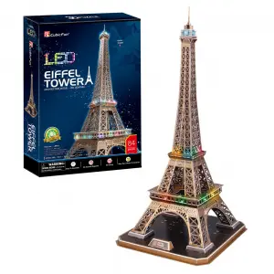 Eiffel Tower with LED Lighting (84 pieces)