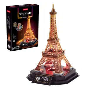 Eiffel Tower Night Edition with LED Lighting (51 pieces)