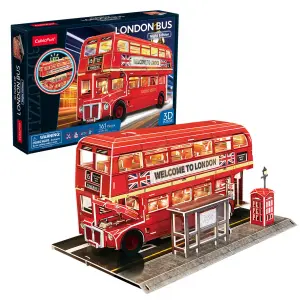 London Bus Night Edition with LED Lighting (161 pieces)