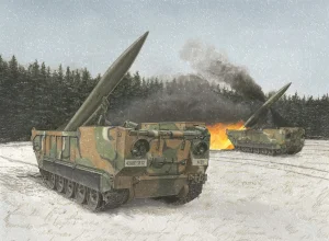 Dragon 1/35 M752 Tactical Ballistic Missile Launcher + MGM-52 Lance Missile Launcher