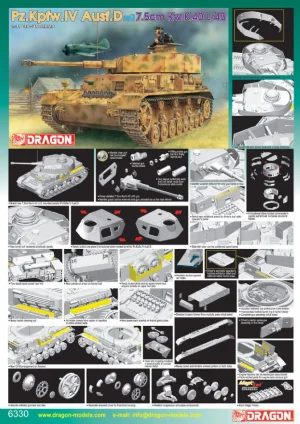 Dragon Pz.Kpfw.IV Ausf.D mit 7.5cm Kw.K.40 L/43