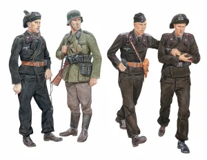 Dragon 1/35 Ghost Div Tank Crew Blitzkrieg