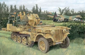 Dragon 1/35 Sdkfz 10/5Fur 2Cm Flak Discc