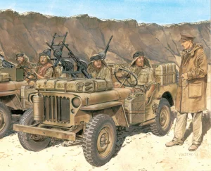 Dragon 1/35 Sas 1/4 Ton 4X4 Patrol Car