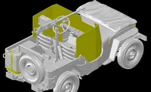 Dragon 1/35 Armored 1/4 Ton 4X4 Truck