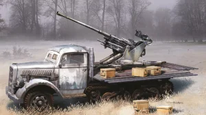Dragon 1/35 Sd.Kfz.3a Maultier Half Track mit 3.7cm FlaK 37					