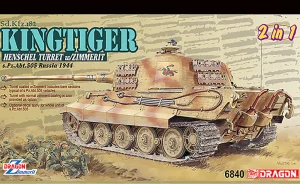 Dragon Sd.Kfz182 Kingtiger Henschel Zimeri
