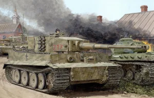 Dragon Tiger 1 Mid Production W/Zimmerit