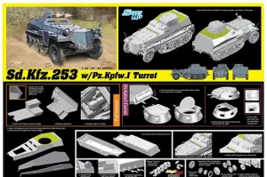 Dragon 1/35 Sd Kfz 253 W/Panzer I Turret
