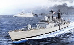 Dragon Ch Hmn Sheffield (Falklands War)
