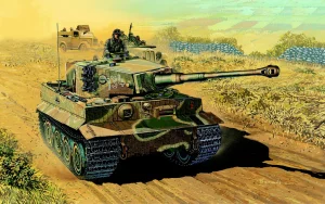 Dragon Sd.Kfz. 181 Tiger-1 Lat Prod W/Zimm
