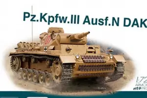 Dragon 1/72 Pzkpfw III Ausf N Dak W/Neo