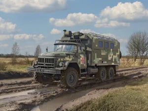 ZiL-131 of the Armed Forces of Ukraine with driver
