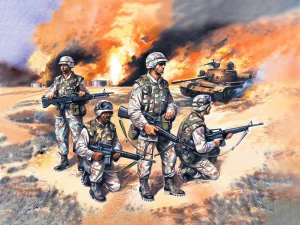 US Elite Forces in Iraq (4 figures - 4 soldiers)