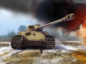 Pz.Kpfw.VI Ausf.B King Tiger (late production) with full interior - WWII German Heavy Tank