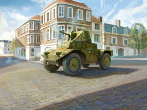 Panzerspähwagen P 204 (f) with CDM turret - WWII German Armoured Vehicle