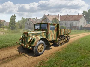 V3000S/SSM Maultier Einheitsfahrerhaus - WWII German Truck