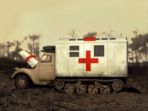 V3000S/SS M Maultier with Shelter - WWII German Truck