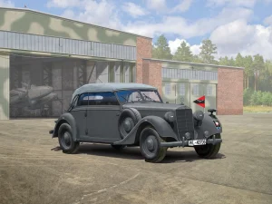 Typ 320 (W142) Cabriolet Soft Top - WWII German staff car