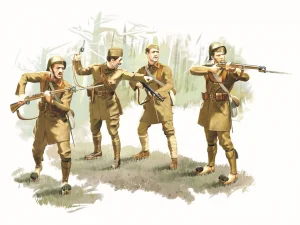 Greek Evzones (1940-1941) (4 figures)