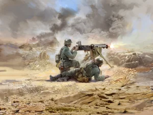 WWII German MG08 MG Team (2 figures)