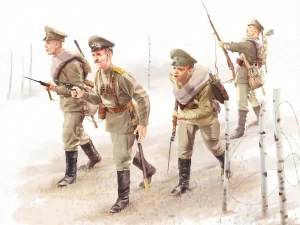 WWI Russian Infantry (4 figures)