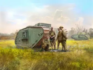 WWI British Tank Crew 4 Figures
