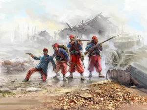 French Zouaves (1914) (4 figures)