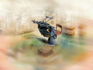 Zwillingssockel 36 - WWII German Anti-aircraft Machihe gun Mount