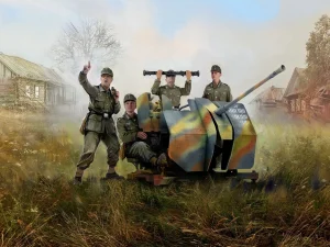 Flak 38 with Crew
