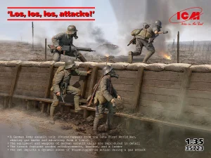 Los - Los - Los - Attacke!German Army Assault Unit (4 Figures)