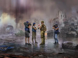 Journalists in War (4 figures)