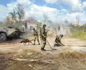 To be ahead - to save the life - Sappers of the Armed Forces of Ukraine (3 figures)