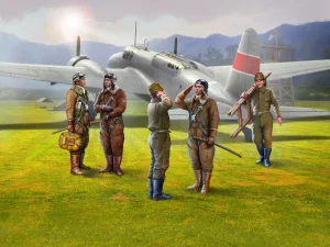 Japanese pilots and Ground Personnel WWII