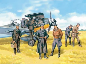 German Luftwaffe Pilots & Ground Personnel (1939-1945) 7 Figures