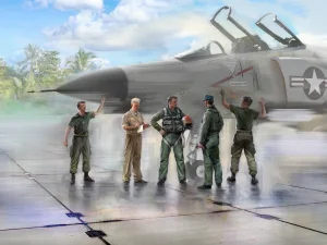 US Pilots & Ground Personnel (Vietnam War) (5 figures)