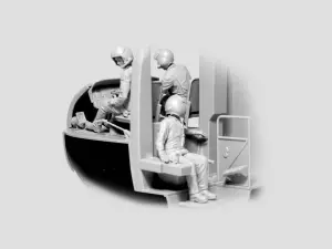 S-64 Helicopter Crew (3 Figures)
