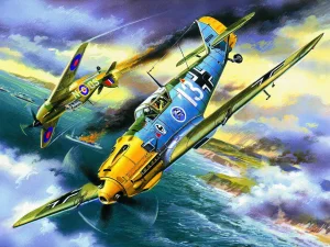 Messerschmitt BF 109E-3 - WWII German Fighter