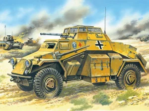 Sd.Kfz.222 - German Light Armoured Vehicle